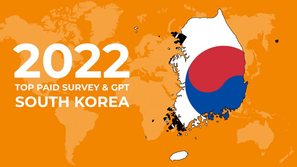 paid surveys south korea 2022