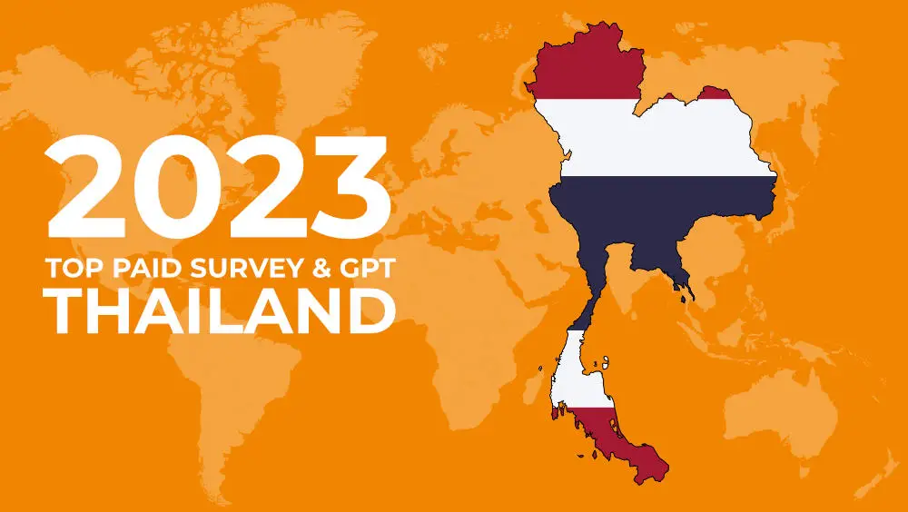 paid surveys Thailand 2023