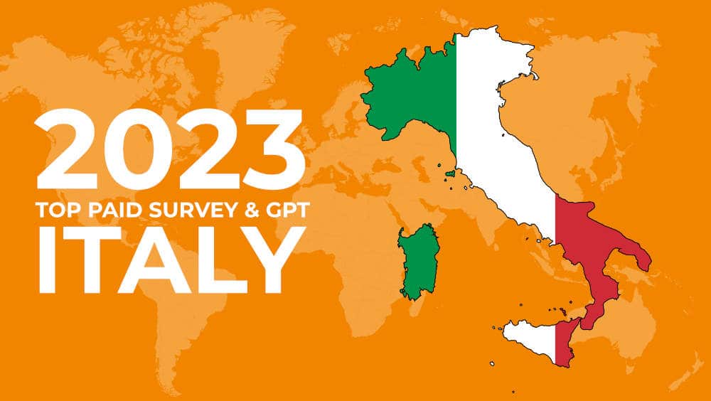18 Legit Paid Surveys in Italy That Pay (2023 Edition)