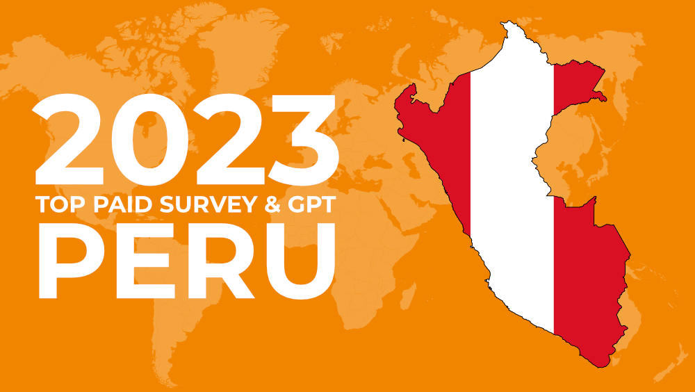 paid surveys Peru 2023