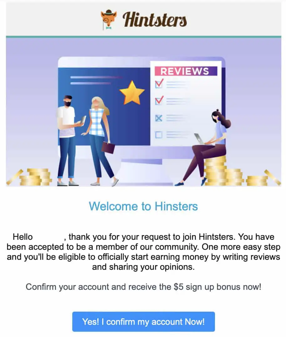 hintsters join bonus