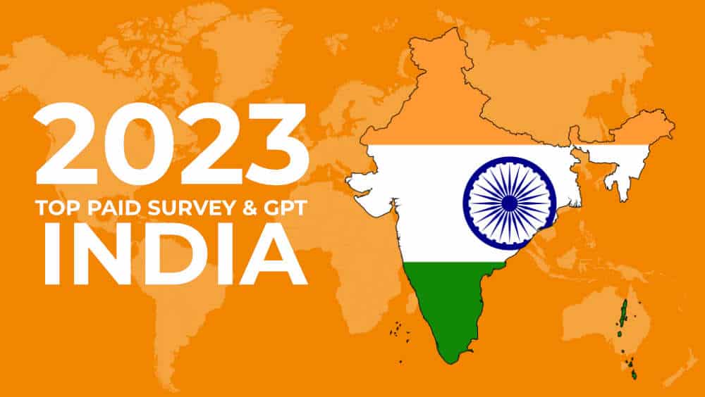 paid surveys India 2023
