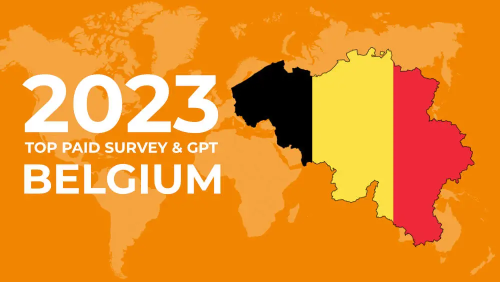 paid surveys Belgium 2023
